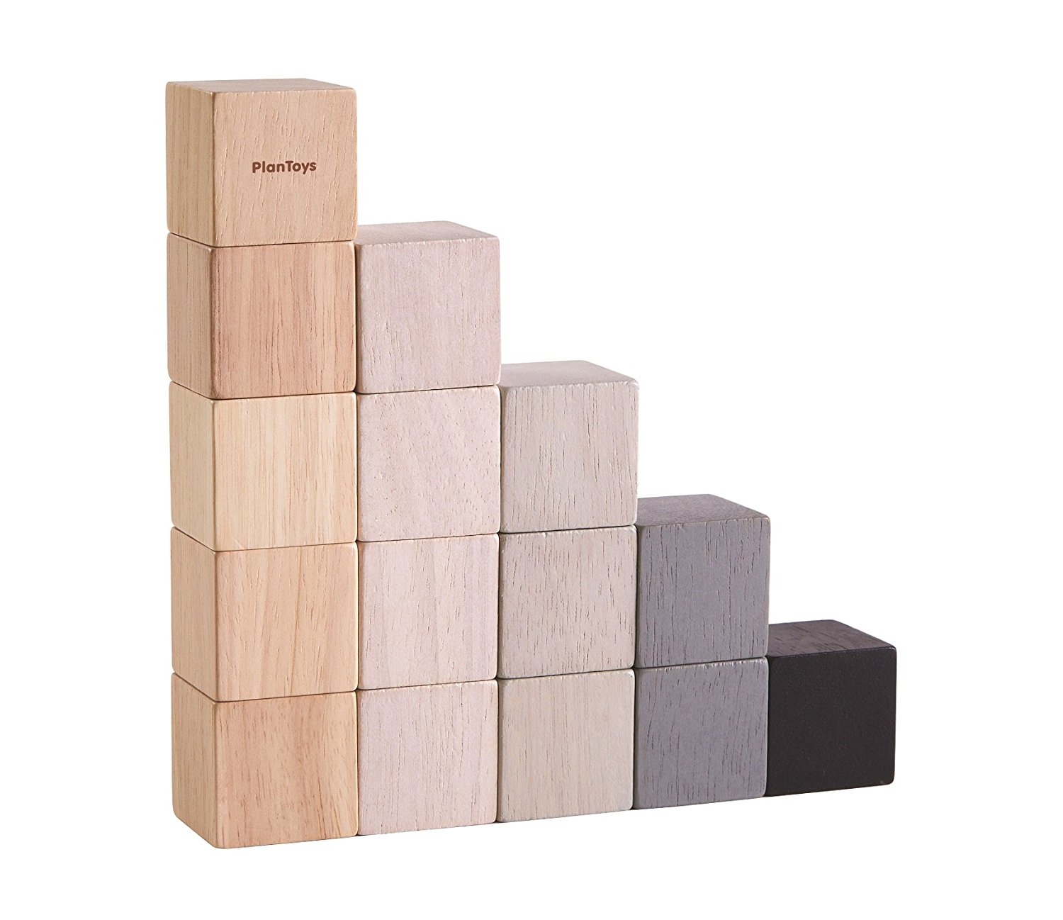 Кубики деревянные, 15 штук  